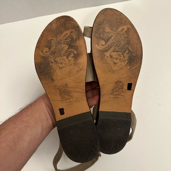 Free People Torrance Anklet Suede Wrap Sandal Size EU 39 - Picture 15 of 15